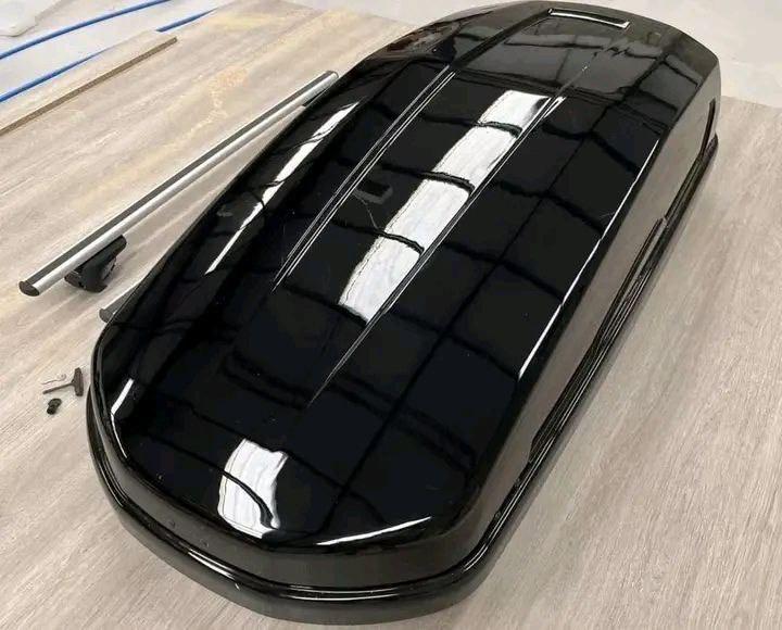 Halfords Advanced 470L Jet Black Roof Box & Roof Racks